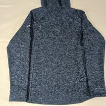 Columbia XK0215 Women's 1/4 Button Gray Pullover Hoodie Henley Sweatshirt Size M image 14