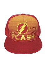 The Flash Speed DC Comics Lightning Bolt Six Flags Snap Back Hat Cap Adj... - €22,09 EUR
