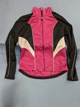 SJB Active Women Size S Athletic SportZip Track Jacket Black Purple St Johns Bay - £17.99 GBP