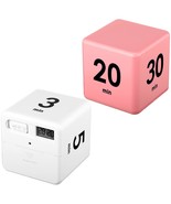 2 Pieces Cube Timers Gravity Sensor Flip Timer Kids Timer Workout Timer ... - £20.74 GBP