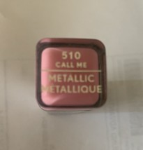 Covergirl Exhibitionist Metallic Lipstick #510 Call Me (New/Sealed) Damaged - $18.99