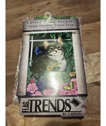 Flag Trends by Carson Large 28 x 40 Yard Flag “Flower Box Kittens” Doubl... - $380.15 MXN