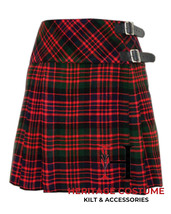 Scottish MacDonald Tartan Ladies Skirt For Women Knee Length Tartan Pleat Kilt - £30.59 GBP