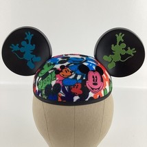 Walt Disney Parks Mickey Mouse Shadow Black Ears Hat Color Splash Souven... - $39.55