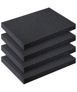 4 Pcs Cuttable Polyurethane Foam Pads 16 X 12 X 1.5 Inches Foam Sheets C... - £40.74 GBP