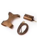 3in1 Set - Dog Harness, Leash, Dispenser Bag - Tino Bronze - £126.31 GBP