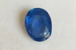 Natural blue Loose sapphire from srilanaka ceylon oval Genuine Sapphire 4.70 cat - £51.38 GBP