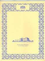 Soreno Hotel 3 Menu Set on Tampa Bay in St Petersburg Florida 1984  - £35.28 GBP