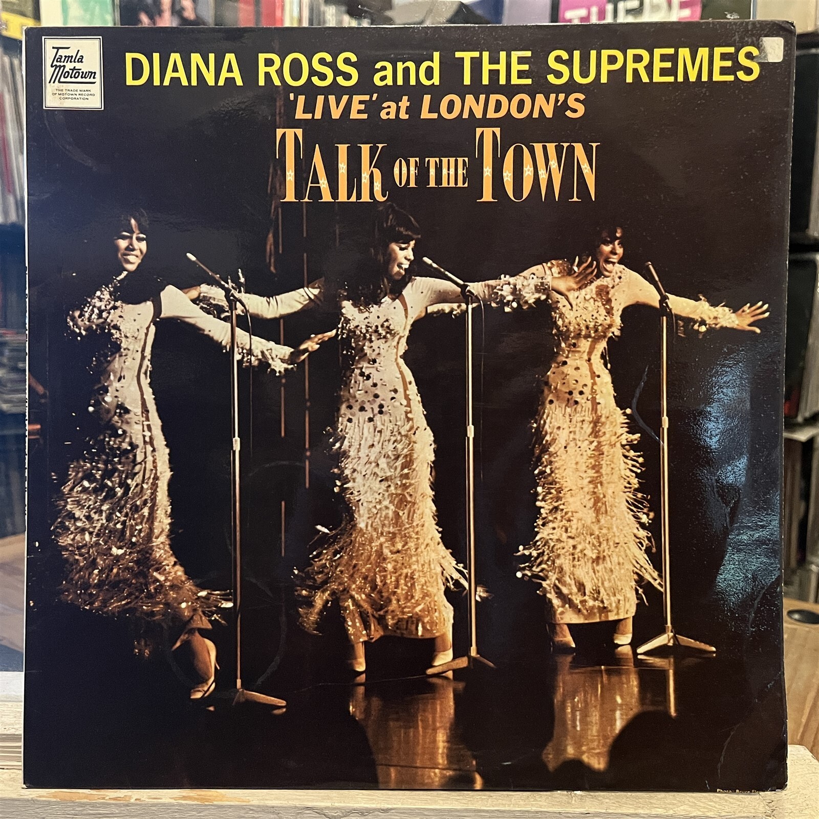 [SOUL]~EXC/VG+ LP~The SUPREMES~Live At London&#39;s Talk Of The Town~[1968]~... - $21.78