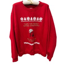 VTG Snoop Dog Christmas Sweatshirt &quot;Twas The Nizzle Before Chrismizzle&quot; - £13.29 GBP