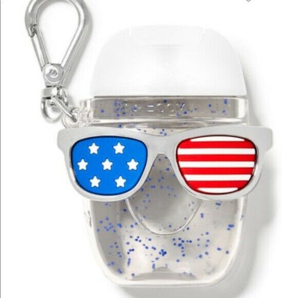 Primary image for NEW Bath & Body Works 4th OF JULY SUNGLASSES  Pocket - Bac Holder / Key-Chain