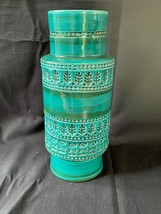 Aldo Londi para Bitossi. Grande Cylindrical vase IN Rimini-Blue Vidriado - £288.51 GBP