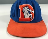 Denver Broncos Snapback Cappello Blu Arancione Bianco Mitchell Ness Vintage - $23.00