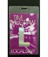 TIM McGRAW - ORIGINAL 5/23/2013 ST. LOUIS CONCERT TOUR LAMINATE BACKSTAG... - $82.20 CAD