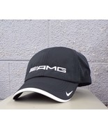 Nike Dri-Fit Mercedes-Benz AMG Logo Adjustable Ball Cap Hat New - £25.47 GBP