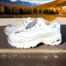 SKECHERS Womans  Athletic Sneakers D&#39;Lites Fresh Start White Lace Up NWT... - $98.99