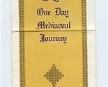 One Day Mediaeval Journey from Shannon Free Airport Ireland Brochure Map... - $17.82