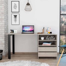58" Light Gray Computer Desk - $10,206.12 MXN
