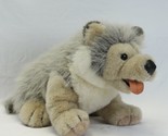 Unipak Wolf Pup Husky Puppy Plush 21&quot; Nose to Tail - $38.21