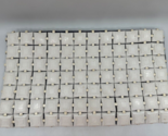 Vtg 1940s Mid Century Plasti-Square Clutch Purse Plasticflex Plastic Til... - $115.94