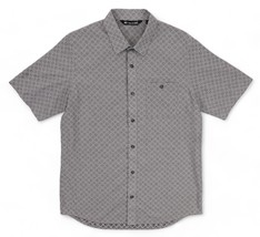 Travis Mathew Mas O Menos Shirt Mens Medium Gray Short Sleeve Reverse Print - $23.12