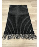 Vintage Lauren Ralph Lauren Unisex Wide Rectangle Fringed Lambswool Italy - $29.69