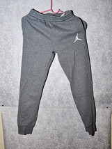 Nike Air Jordan Sweatpants Youth M 10-12 Gray Basketball Joggers Nike Bo... - $18.69