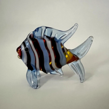 Murano Glass Handcrafted Unique Lovely Mini Fish Figurine, Size 1 - £12.53 GBP