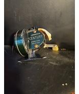 Vintage Johnson Century Model 100B Anti-Reverse Green Fishing Reel Made ... - $29.65