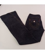 True Religion Joey Women's Blue Cotton Blend Bootcut Pants Size 30 (30×33) - $55.56 CAD