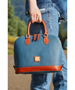 Trendy Ashleigh Blue PU Leather Bag - $62.61 CAD