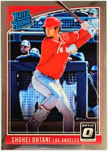  Shohei Ohtani Rookie &quot;Rated Rookie&quot; 2018 Donruss Optic #56, Angels, Mvp, Roy! - £103.74 GBP