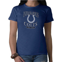&#39;47 Brand Women&#39;s Indianapolis Colts Scrum Logo Short Sleeve T-shirt Blue - £18.36 GBP