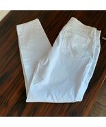 NWOT EILEEN FISHER  White Jeans Cigarette Leg SZ 4 Made in USA - $1,180.44 MXN