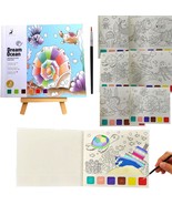Kids Watercolor Paint Book Kids Watercolor Painting Activity Kit Arts an... - £16.53 GBP