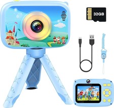 Kids Camera Toys for 3-12 Years Old Girls Boys Christmas Birthday Gifts (Blue) - £15.45 GBP