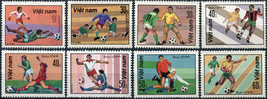 Vietnam. 1990. FIFA World Cup 1990. Logotype (MNH OG) Set of 8 stamps - £5.70 GBP
