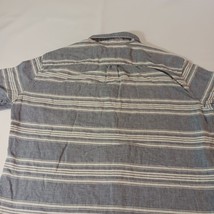American Eagle Outfitters Classic Fit Men's White & Gray Stripes Shirt Sz Large  image 13
