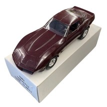 Vintage ERTL 1982 Chevy Corvette Promo Model Dark Claret Brown NOS - £12.22 GBP