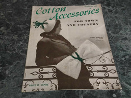 Cotton Accessories for Town and Country Book No 180 - £2.40 GBP