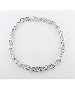 Judith Ripka Sterlingsilber Rolo Gliederkette Halskette 17 &quot; Tolle Zustand - €815,51 EUR