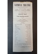 October 1st 1945 National Theatre Programme -Spencer Tracy in The Rugged... - $903.00 MXN
