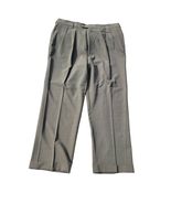 Barry Bricken 40 X 30 Gray Plaid Stretch Dress Pants W/Cuffs - $44.36 CAD