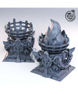 3D Printed Cast n Play - Torches 28mm 32mm D&amp;D - $19.09 CAD+