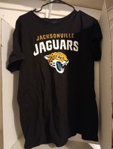 Jacksonville Jaguars NFL Team Apparel Women&#39;s Black V-Neck Shirt - £9.43 GBP