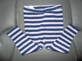 Gymboree Purple/Blue Striped Ribbed Leggings Size 18/24 Months Girl&#39;s NEW - £11.41 GBP