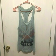 Reebok I&#39;m On Retreat Graphic Tank Top Activewear Women&#39;s SZ Small - $150.57 MXN