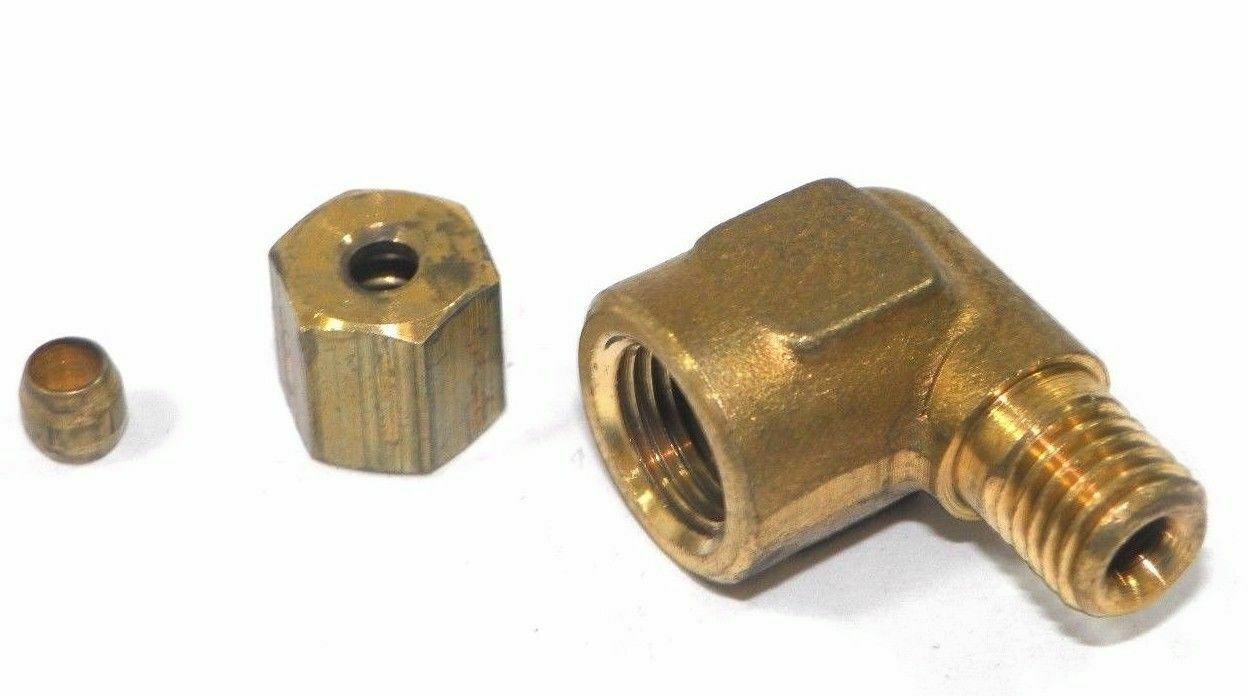 Big A Service Line 3-170220 Brass Pipe, 90 deg Street Elbow Fitting 1/8&quot;... - $12.75
