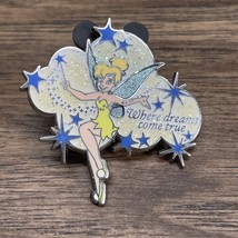 Tinkerbell Pin Where Dreams Come True Disney Pinback KG JD - €12,76 EUR