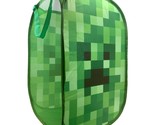 Minecraft Creeper Pop Up Hamper - Mesh Laundry Basket/Bag With Durable H... - £22.69 GBP